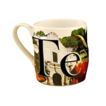 AMERICAWARE Americaware MMTXS02 Texas Full Color Relief Mini Mug MMTXS02